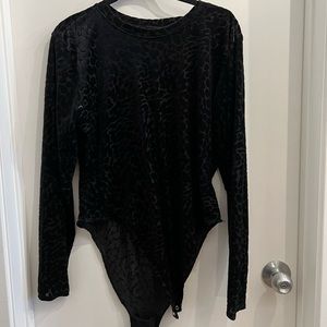 Good American Leopard Print Body Suit - Size 5
